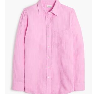 NWT J. Crew Factory gauze button up shirt.